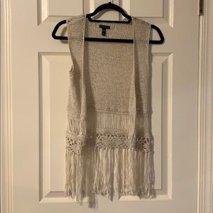 Knit boho vest